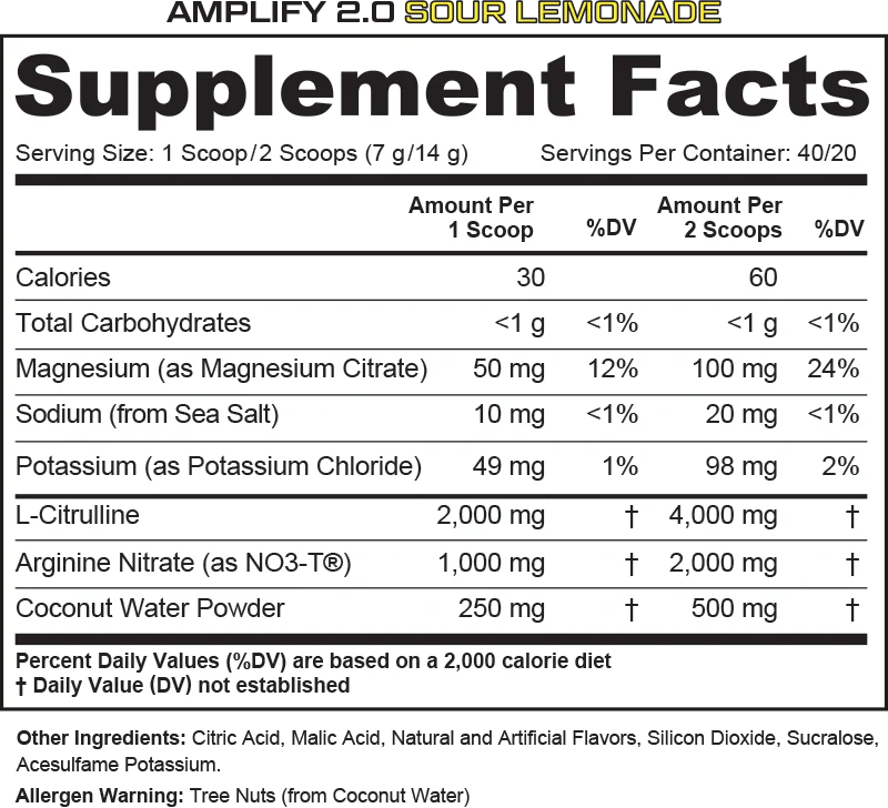 Cutler Nutrition Amplify 2.0