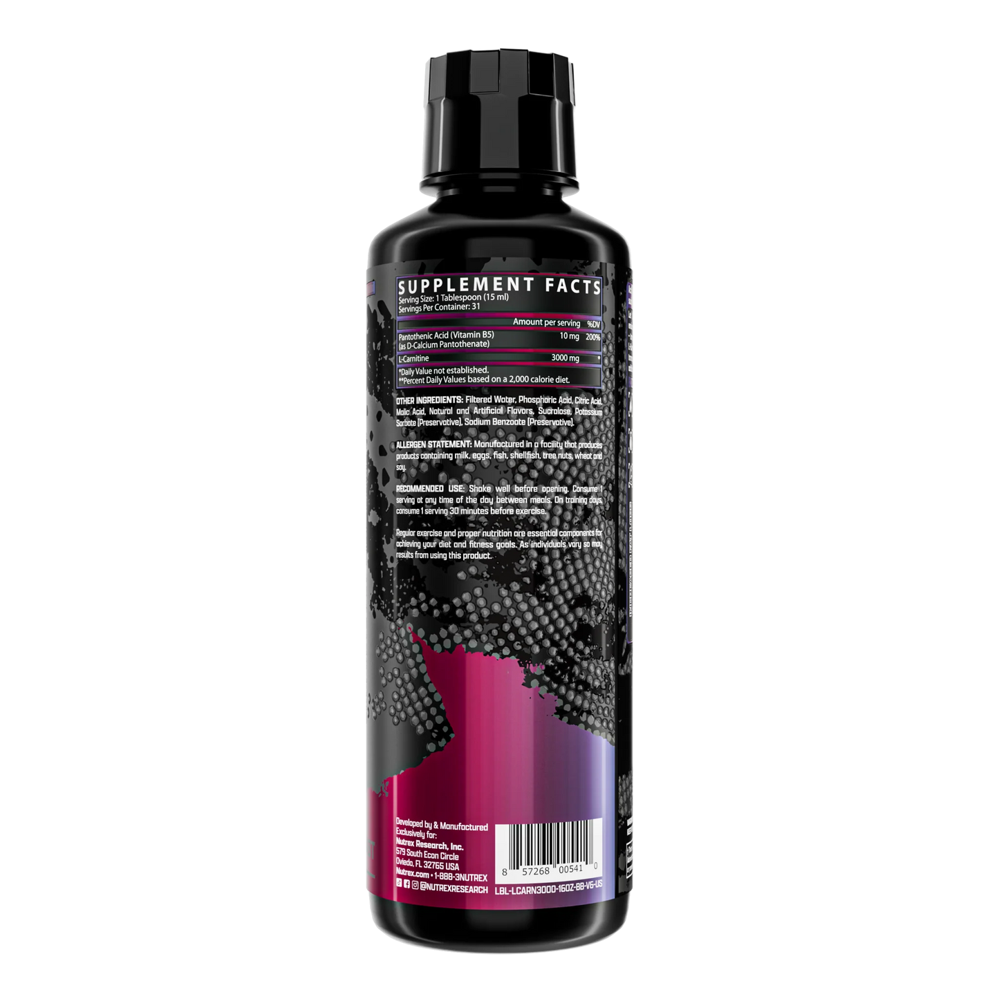 Nutrex Research Liquid Carnitine 3000