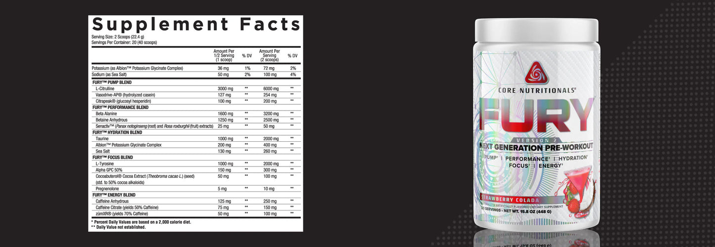 Core Nutritionals Fury v2
