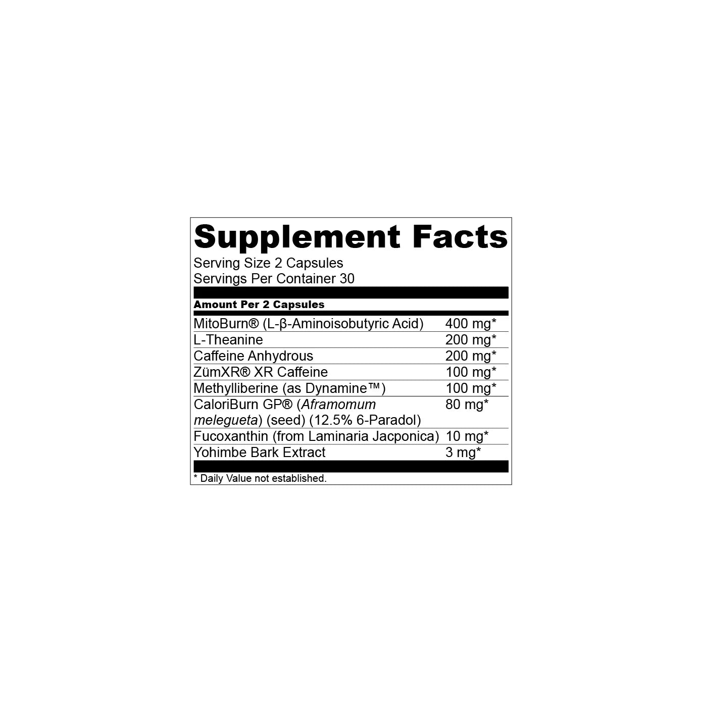 ProAm Nutrition Thermo
