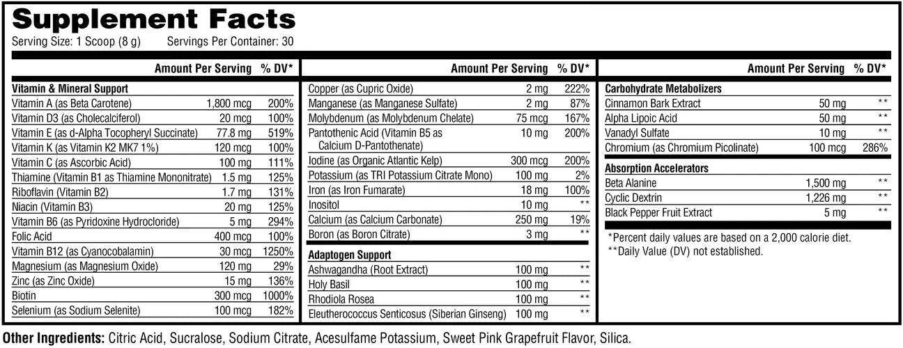 Metabolic Nutrition Vitagen